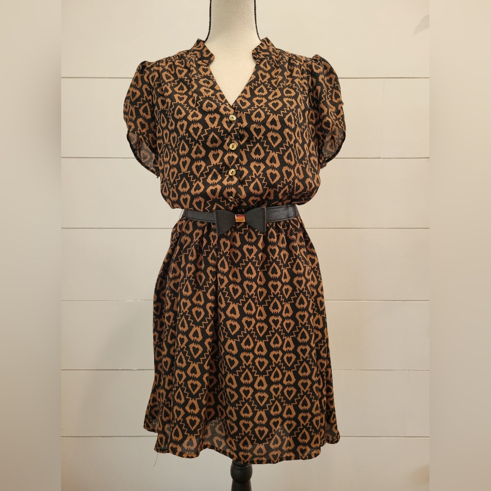 Cap Sleeve Leopard Print Dress! 🐆